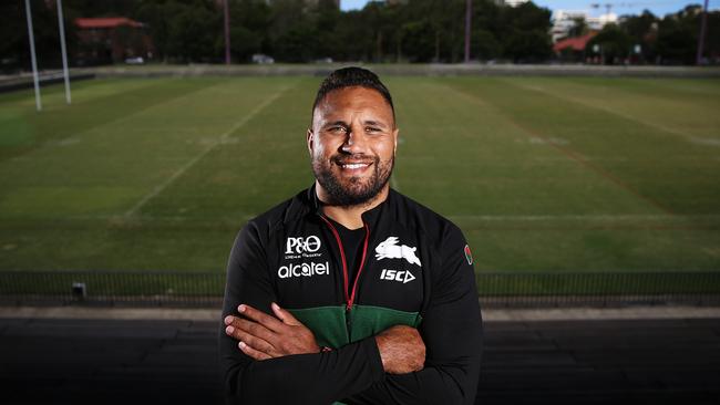 SUNDAY TELEGRAPH – 14/2/19 Former South Sydney player Yileen Gordon. He is back at the Rabbitohs – in an off-field capacity – after a decade long absence. Part of the Sunday Tele feature "best who never was". Pic, Sam Ruttyn