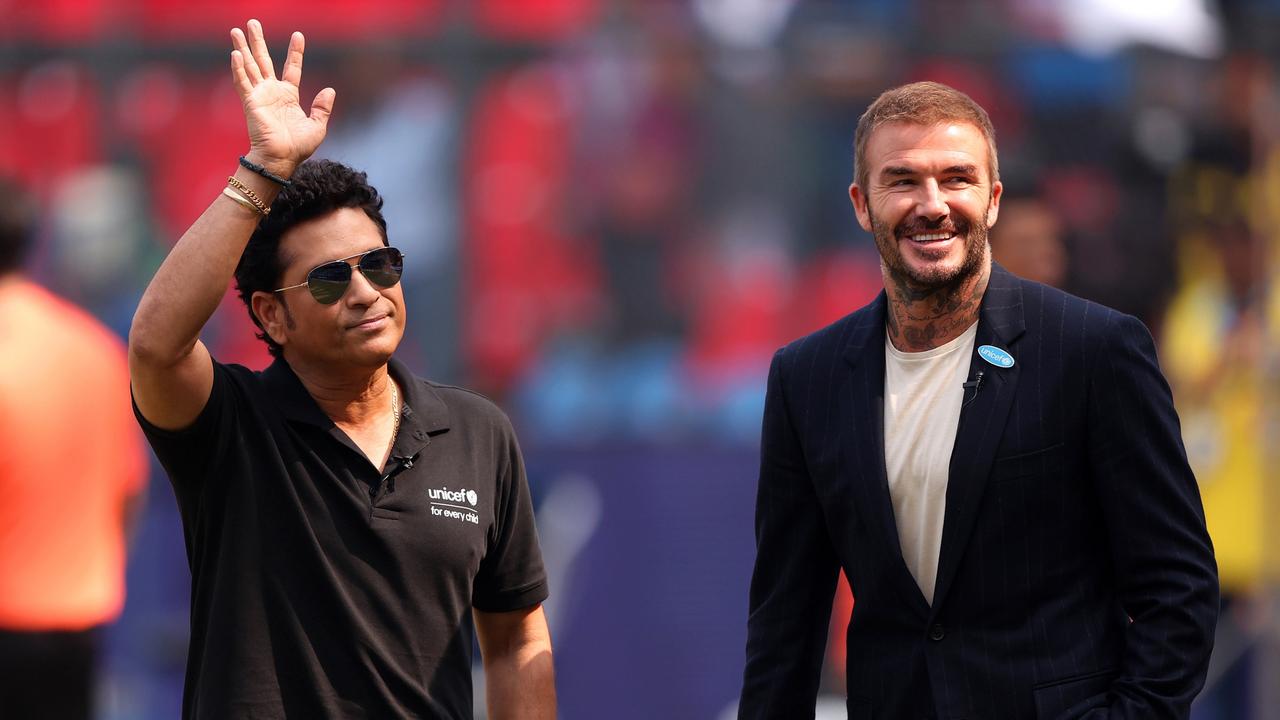 David Beckham and Sachin Tendulkar combine for ‘iconic picture’