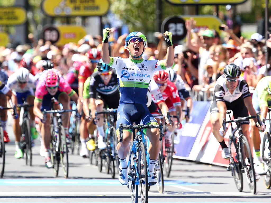 Caleb Ewan wins Stage 6. Photo: Sarah Reed.