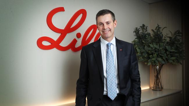 Pharma can learn from tech, says Eli Lilly’s David Ricks. Picture: John Feder/The Australian.