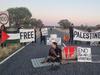 Pro-Palestinian demonstrator arrested after Pine Gap blockade