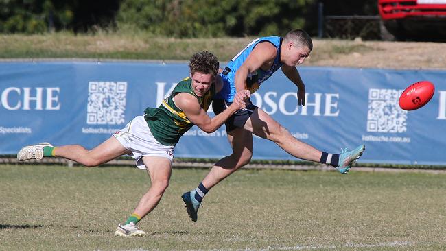 Broadbeach Cats v Maroochydore Roos - Sam Jasper of Maroochydore. Pic Mike Batterham