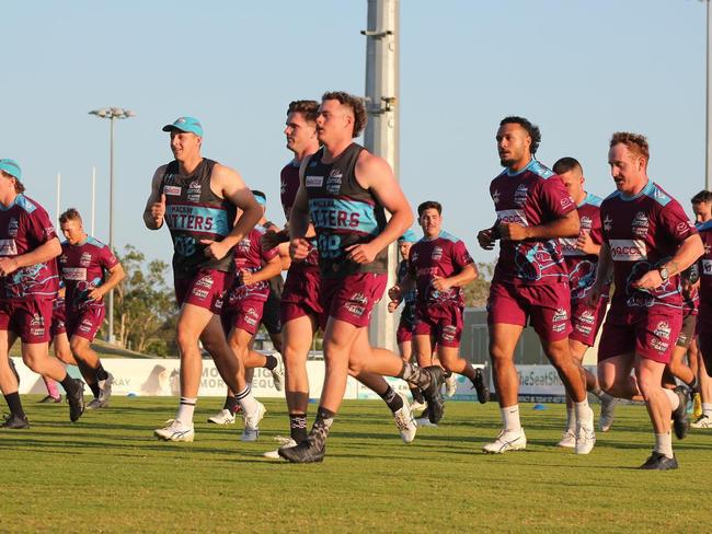 The new look Cutters side will hit BB Print field at 5:30 this saturday with the club hoping to bring in a massive crowd to enjoy a full day of spectating. Picture: Mackay Cutters