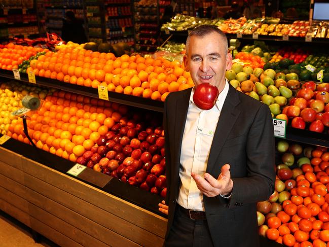 Woolworths boss Brad Banducci says employees would be offered alternative options where possible. Picture: John Feder