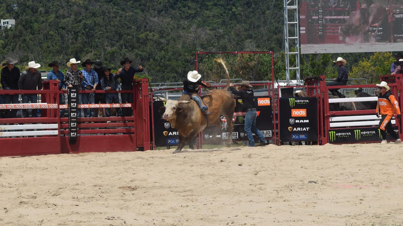 Cody Hefferman at the PBR Airlie Beach Invitational. Picture: Laura Thomas