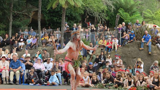 A photo of a previous commemoration to remember the Appin Massacre.