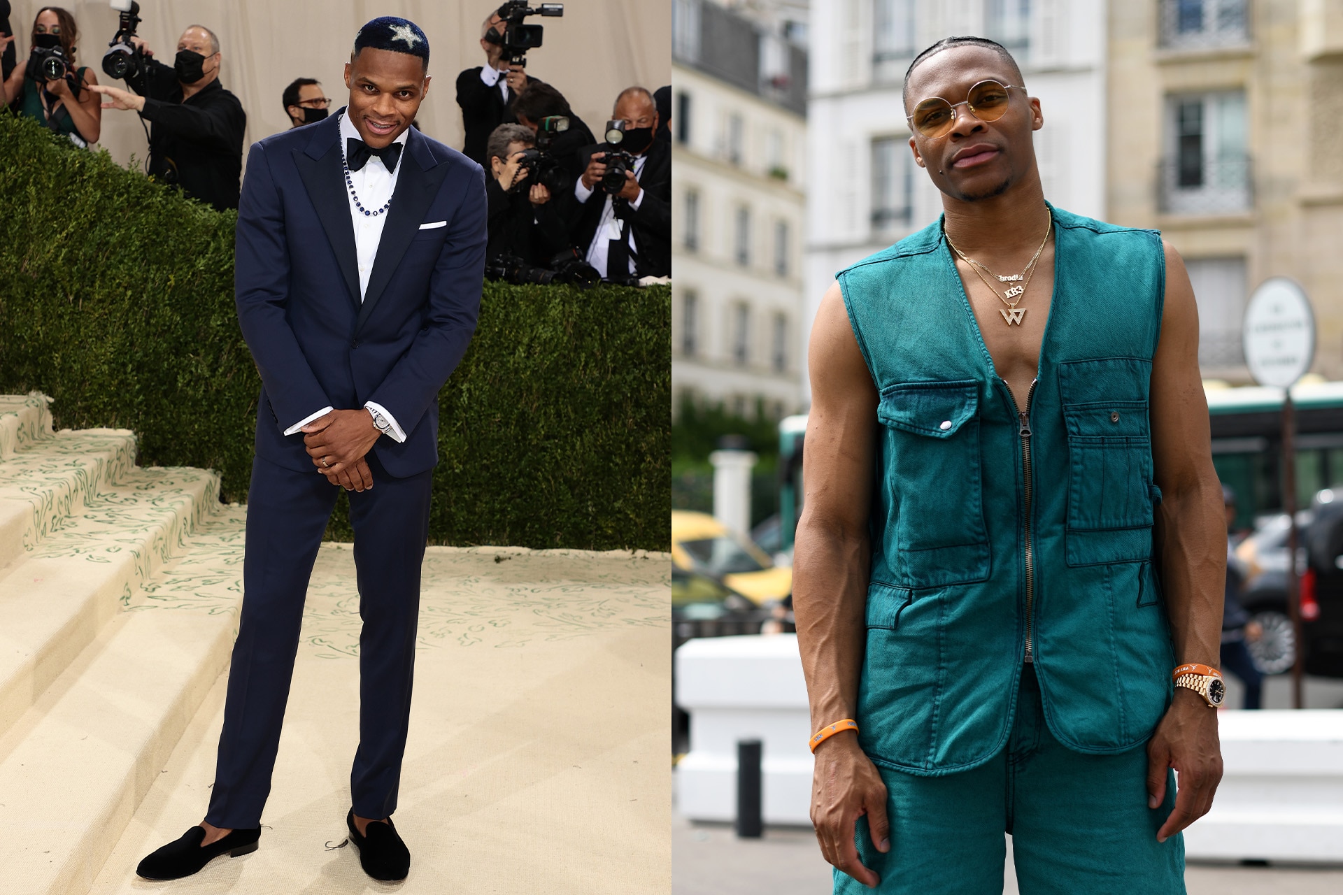 <p><em>Image credits: Getty Images</em></p><p>&nbsp;</p><h3>Russell Westbrook (Basketball)</h3><p><br>In a similar way to Wade, Westbrook&rsquo;s style helped shape the love for fashion many NBA players have in the game today. The argument could be made that his most fashionable days are behind him, but there was a golden zone in the mid-2010s where Westbrook was pushing the needle for trends amongst athletes himself. Westbrook is a regular fixture on red carpets still, and has scored several invites to the Met Gala, in a sense, the confirmation that you can dress in the 21st century.</p>