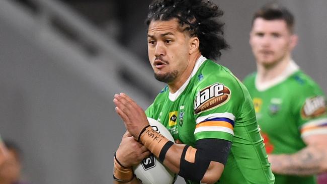 Corey Harawira-Naera was given a shot at redemption by the Raiders. Pic: NRL Imagery