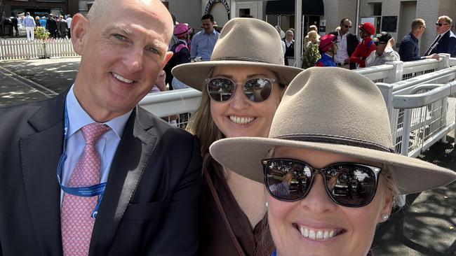 The new Queensland Racing Integrity Commission leadership team. Commissioner Catherine Clark (front) and deputy commissioners Kim Kelly (left) with Chantal Raine (centre). Picture: Supplied