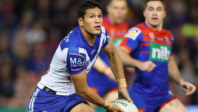 Dallin Watene-Zelezniak will line up for the Bulldogs in the NRL 2020 season opener against the Eels. Picture: Getty Images.