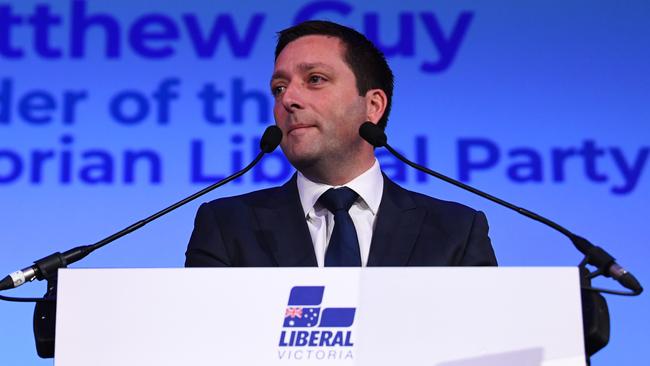 Matthew Guy has acknowledged a ‘desire for change’ across the state.