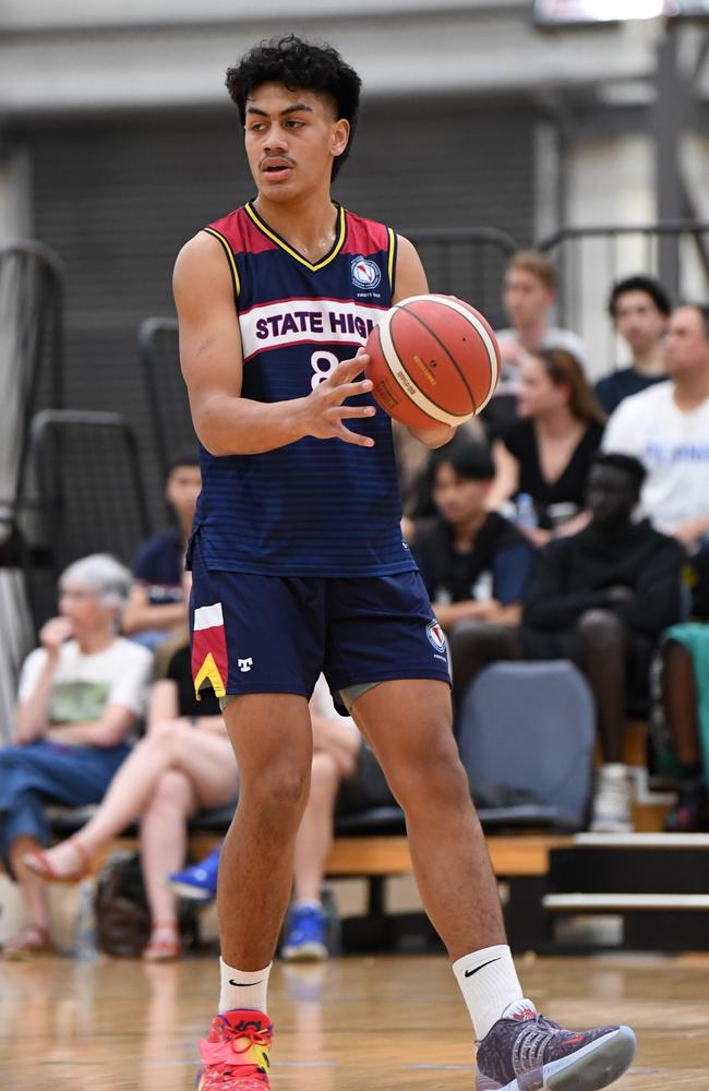 Roman Siulepa. Picture: Highflyer Images/Basketball Qld