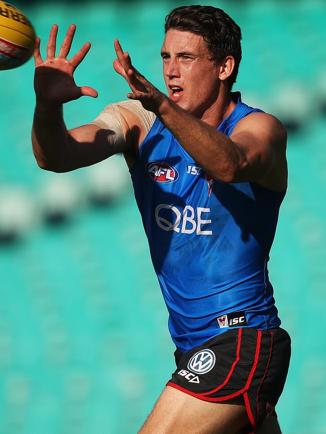 Darcy Cameron at Sydney training. Picture. Phil Hillyard