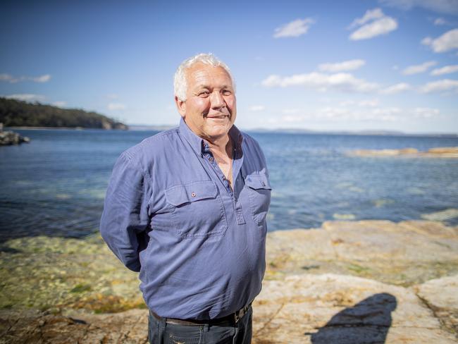 Rodney Dillon, co-chair of Indigenous group TRACA. Mr Dillon is calling on the State Government to allow indigenous groups to on-sell cultural catches of abalone and other high-value seafood. Picture: RICHARD JUPE