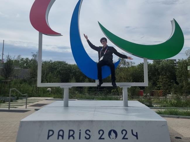 Warwick McDonald's barista Drewe McConville was one of four crew members selected to serve coffee to Australian Paralympians in Paris. Photo: Supplied.