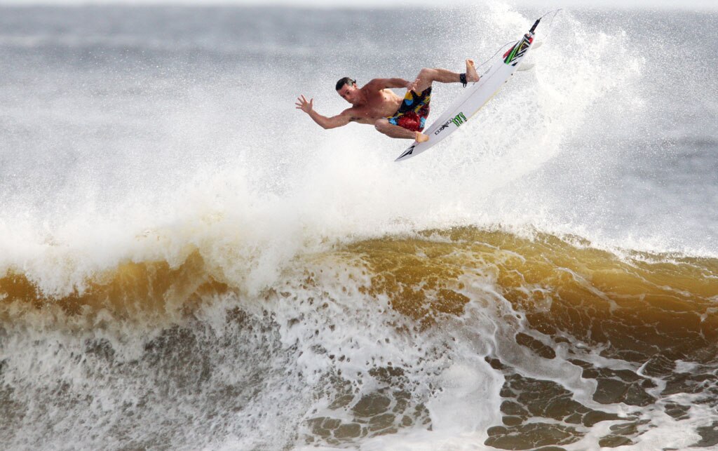 Alexandra Headland gets good lefts and rights for longboarders and shortbaorders alike. Picture: Nicholas Falconer