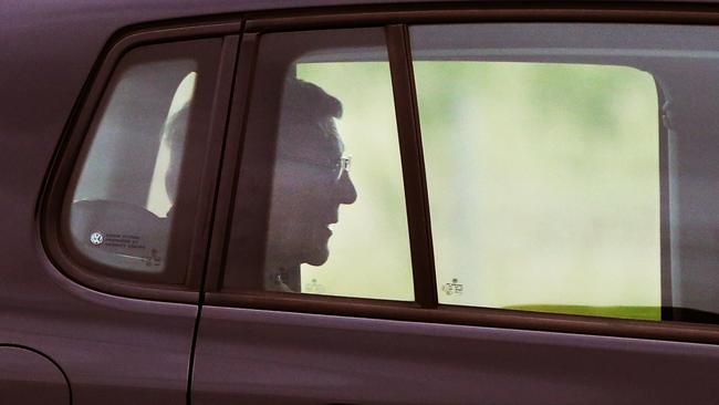 George Pell was seen leaving HM Prison Barwon on Tuesday, April 7, 2020. Picture: AAP/David Crosling