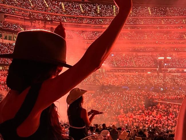 Meghan dances up a storm at Beyoncé’s LA concert. Picture: Instagram