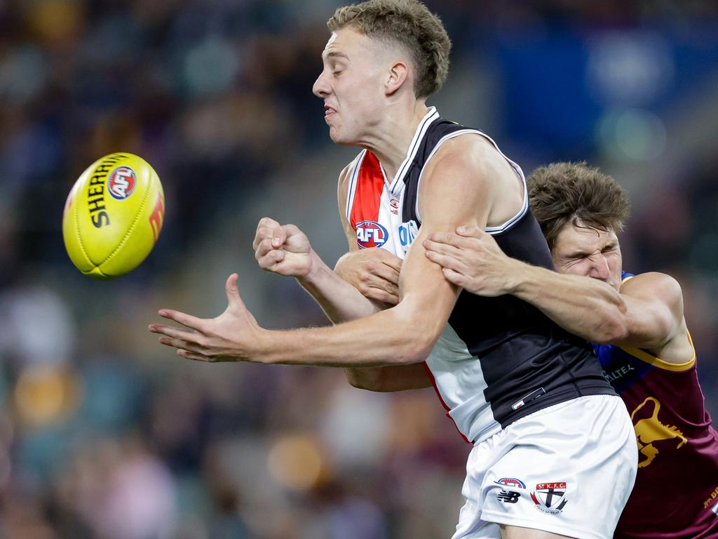 Arie Schoenmaker impressed late in 2024. Picture: Russell Freeman/AFL Photos via Getty Images