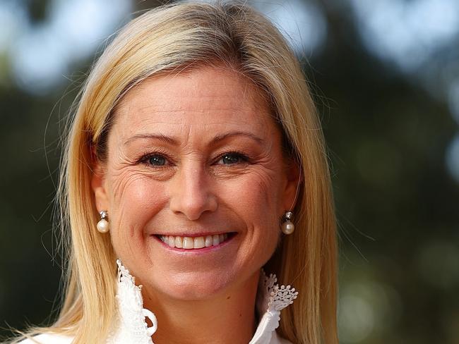 MELBOURNE, AUSTRALIA - OCTOBER 02: 2026 Winter Olympic Games Chef de Mission Alisa Camplin-Warner poses following the AOC announcement of the Milano Cortina 2026 Chef de Mission Announcement on October 02, 2024 in Melbourne, Australia. (Photo by Morgan Hancock/Getty Images for the AOC)