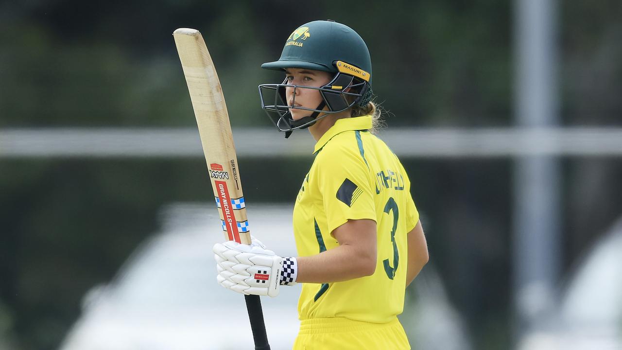 Phoebe Litchfield represented Australia A earlier this year. Photo by Mark Evans/Getty Images