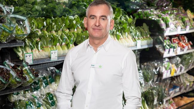 Woolworths chief executive Brad Banducci said growth in the supermarket’s private label groceries had “exploded”. Picture: Supplied