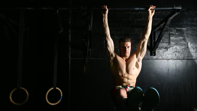 Adelaide man James Newbury placed 5th for Australia in the world CrossFit Games in 2019. He still holds the highest rank for an Australian male in the sport. Picture: Tait Schmaal