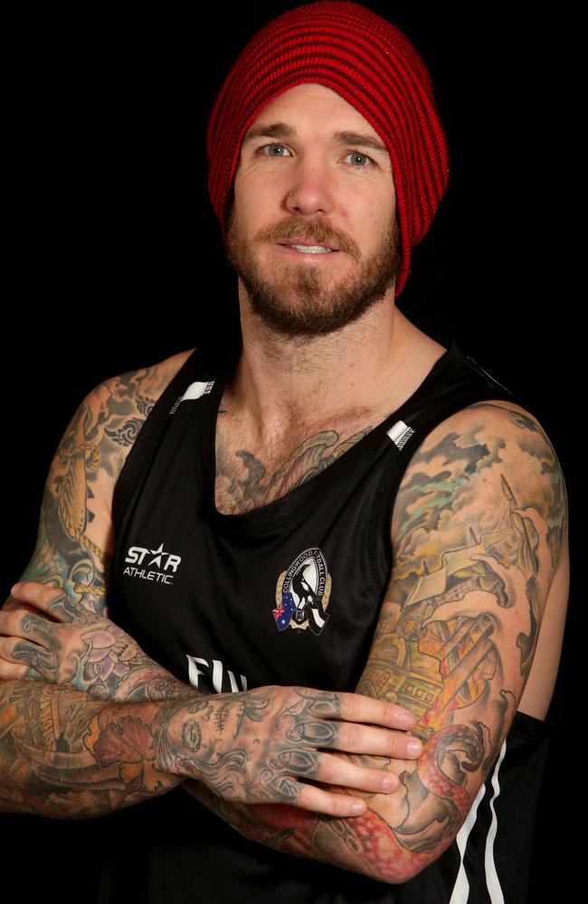 Swan has plenty of tatts, but none quite like this one.