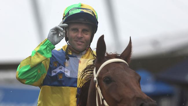 Tommy Berry looks a great chance to salute in the Jockey Challenge at Canterbury. Picture: Getty Images