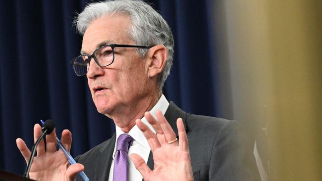 US Federal chair Jerome Powell’s signalling on rate cuts sparked a global equity rally this week. Picture: Mandel Ngan/AFP