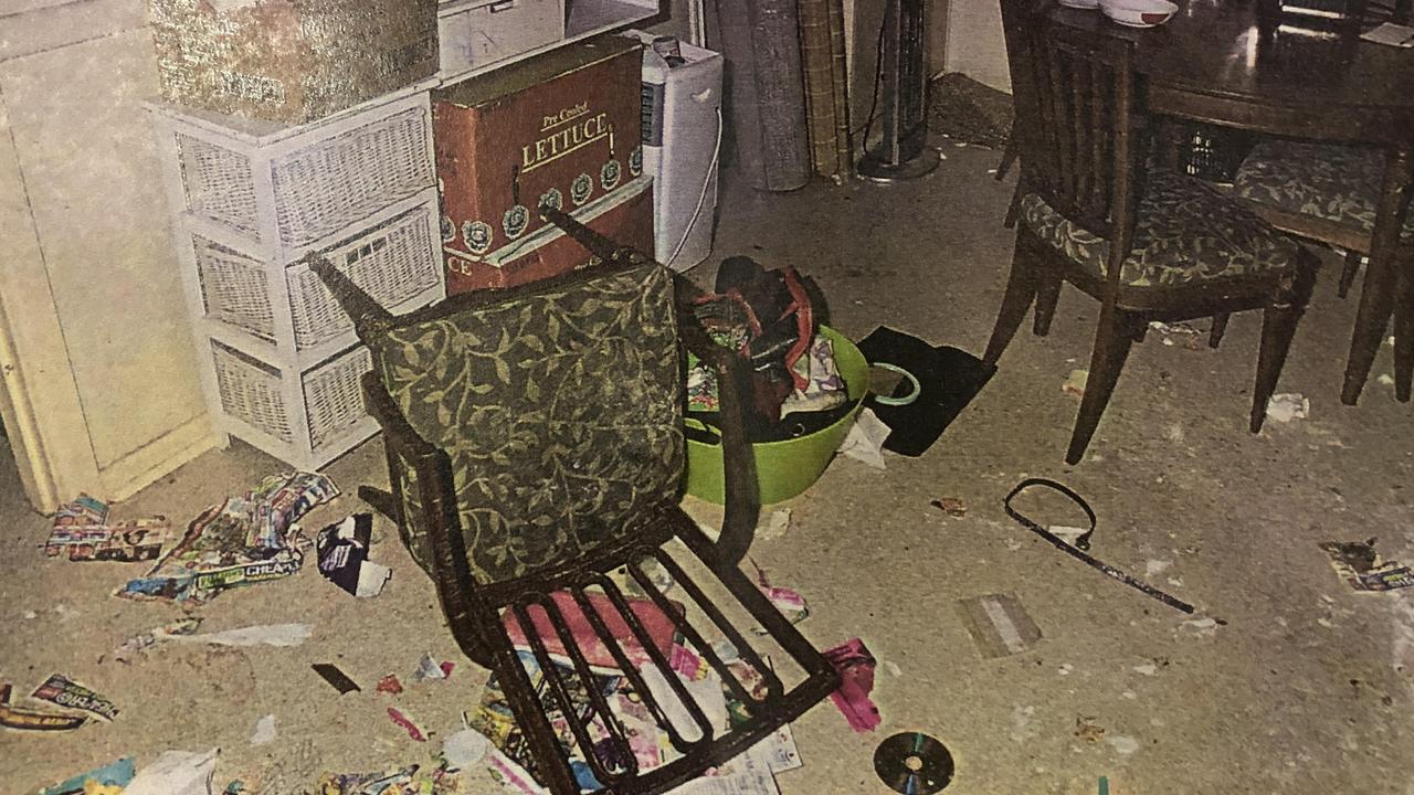 Pictured is Ms Kupfner’s dining room at the time police knocked on her door. Picture: Supplied/ Courts SA via NCA NewsWire