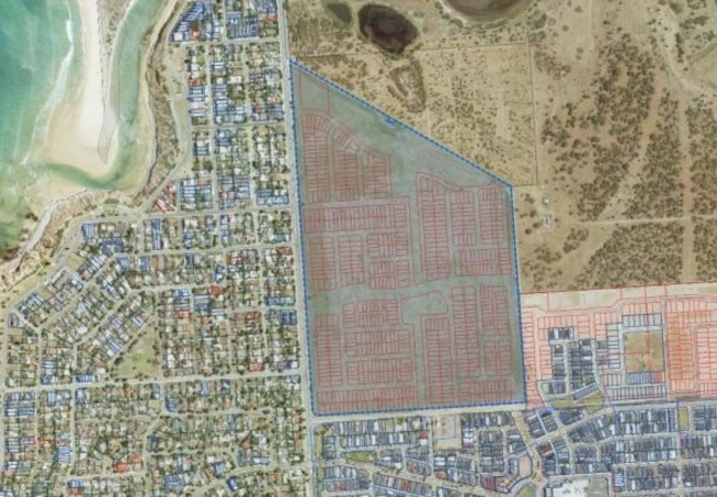 The Seaford Meadows site of the $215m housing development by Hickinbotham Group.