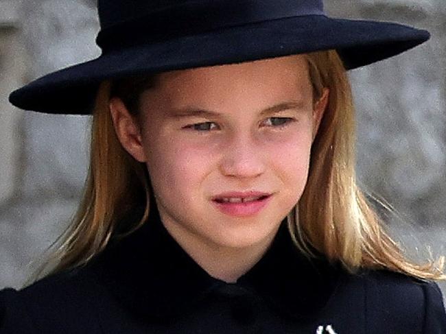 Princess Charlotte of Wales is seen during The State Funeral Of Queen Elizabeth II at Westminster Abbey on September 19, 2022 in London, England. Elizabeth Alexandra Mary Windsor was born in Bruton Street, Mayfair, London on 21 April 1926. She married Prince Philip in 1947 and ascended the throne of the United Kingdom and Commonwealth on 6 February 1952 after the death of her Father, King George VI. Queen Elizabeth II died at Balmoral Castle in Scotland on September 8, 2022, and is succeeded by her eldest son, King Charles III. (Photo by Chris Jackson/Getty Images)