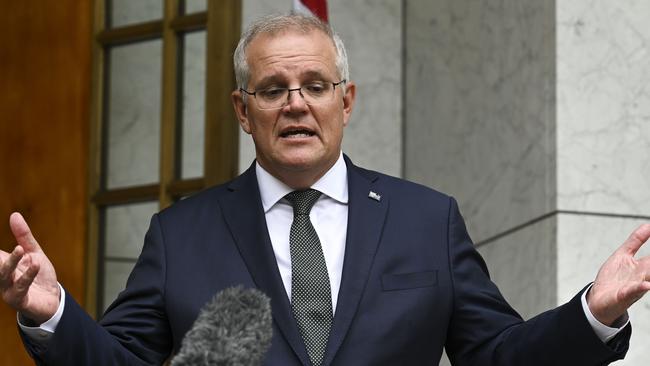 When about 10 Australians were dying daily, Prime Minister Morrison called me “hideous” and “immoral”. Picture: Martin Ollman