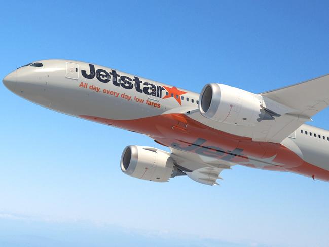 SUNDAY ESCAPE. Jetstar plane Dreamliner 787. Picture: Jetstar