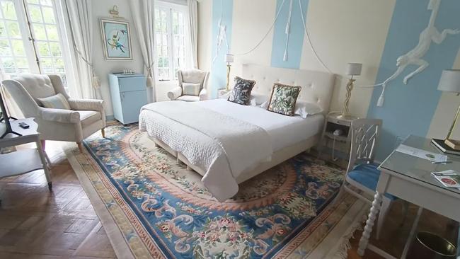 Guestroom at Chateau de Montreuil.