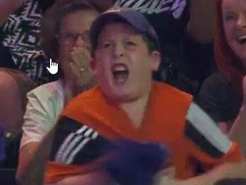 This young Phoenix Suns fan wasn't afraid to show support for his team.