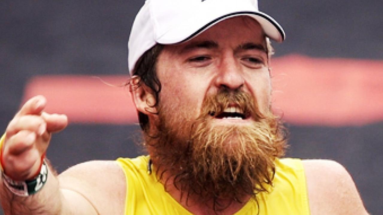 Grant " Scooter" Patterson completed a half Iron Man in Cairns in 2015. Picture: Supplied