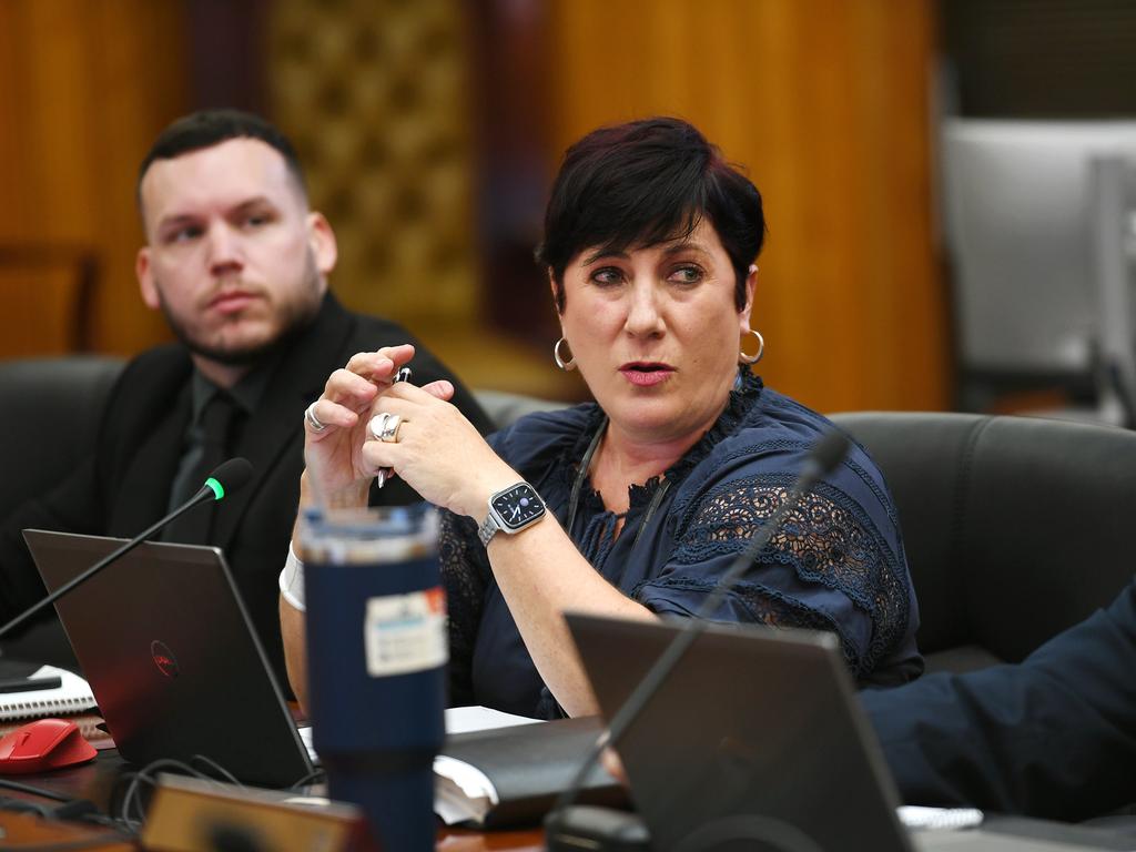 Councillor Ann-Maree Greaney at the Townsville City Council general meeting. Picture: Shae Beplate.