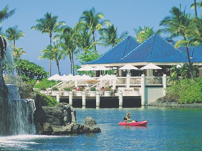 Guests share the lagoon with turtles and fish at the Hilton Waikoloa VillagePicture: SUPPLIED