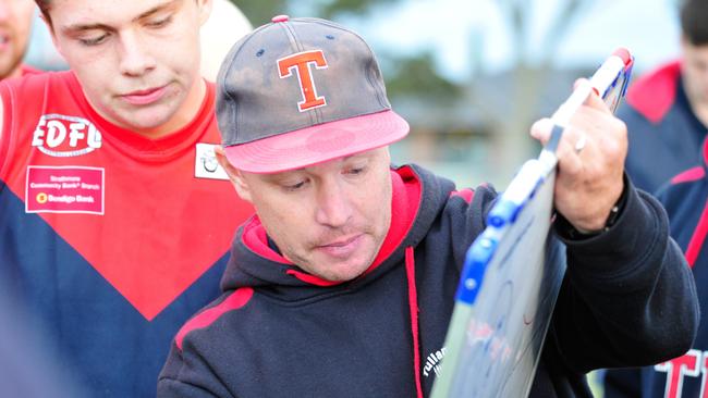 Tullamarine coach David Connell. Picture: Jamie Morey