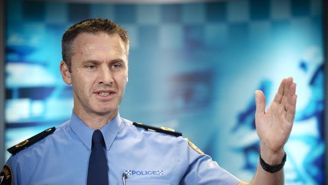 Acting Deputy Police Commissioner Jonathan Higgins. Picture: CHRIS KIDD