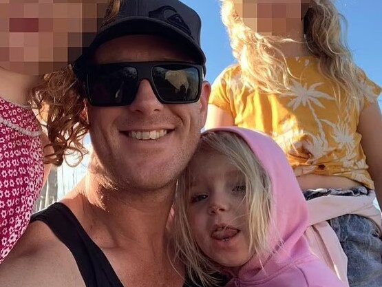 Three-year-old Rylee Rose Black (pictured with her father Peter Black).