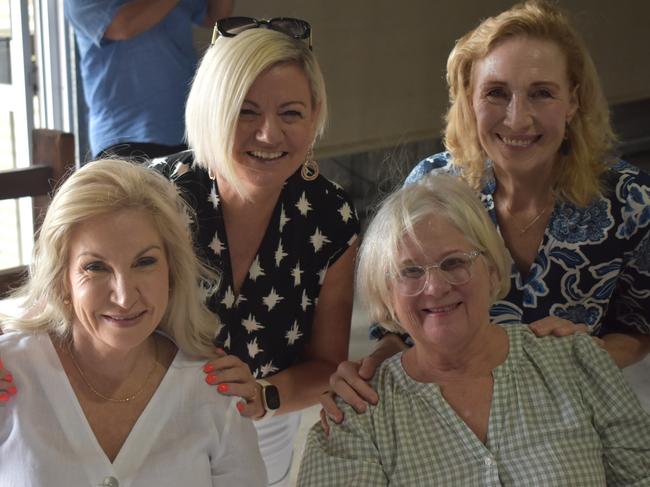 Kerry, Maree, Leanne and Sarah-Anne from the UK and Brisbane at the Italian long lunch, February 25, 2024.