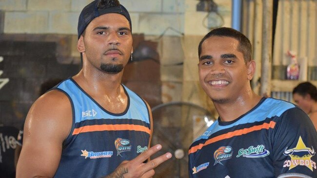 Northern Pride under-20s players Aiden Kawiri-Kusu and Wade Smith. Pic: Northern Pride