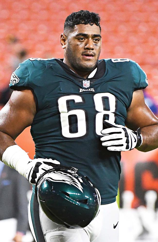 Jordan Mailata of the Philadelphia Eagles. Picture: Getty Images