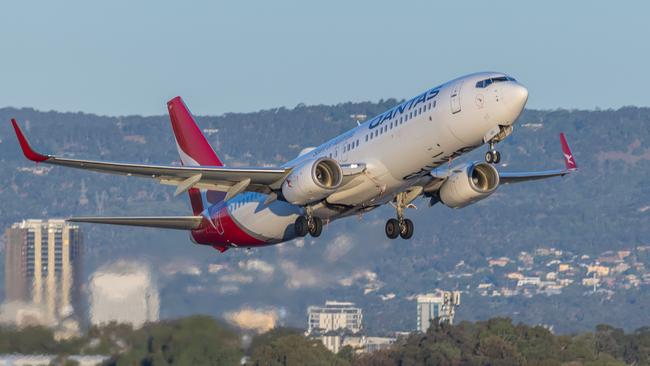 There have been calls for Qantas to reinstate international services in Adelaide after a decade-long absence. Picture: Ben Clark