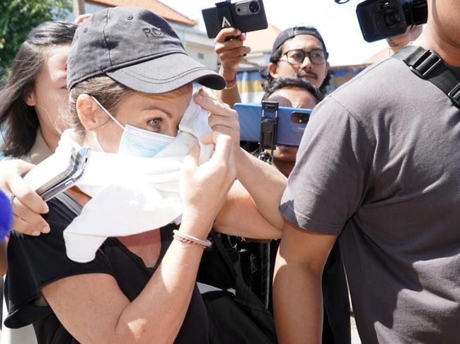 Australian Lynley Le Grand and her husband Michael were arrested at his Pink spa in Kuta. Picture: Lukman S. Bintoro