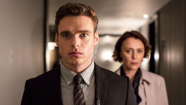 Richard Madden and Keeley Hawes in Bodyguard