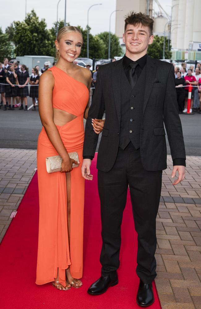 Georgie Boyd and Ben Hillman at Toowoomba Grammar School formal at Rumours International, Wednesday, November 15, 2023. Picture: Kevin Farmer